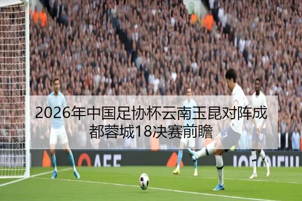 2026年中国足协杯云南玉昆对阵成都蓉城18决赛前瞻